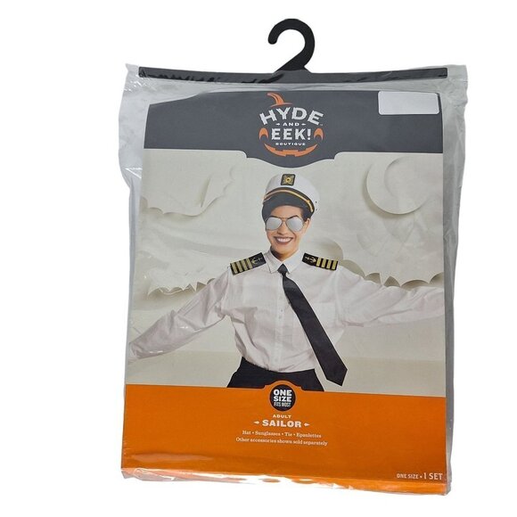 Hyde And Eek Sailor Halloween Costume Adult One Size Complete - Picture 1 of 2
